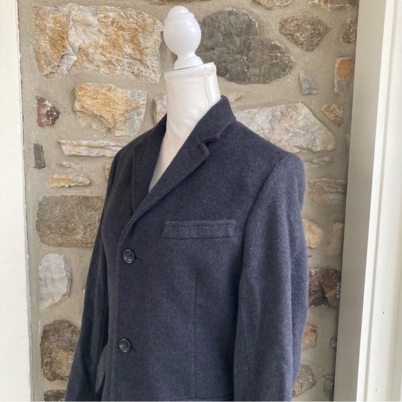 J. Crew Ludlow Topcoat in Italian Wool Cashmere Heather Charcoal F5543 $450 - Picture 6 of 17